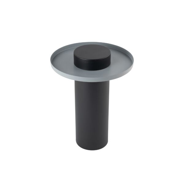 طاولة جانبية شوشتا - اسود ورمادي