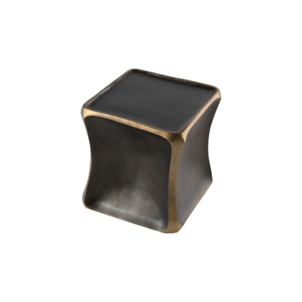 طاولة جانبية موجز - اسود وبرونزي