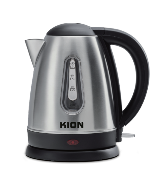 غلاية كهربائية ستانليس ستيل كيون 1.7 لتر 
