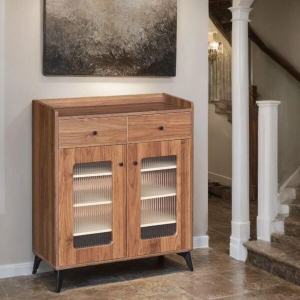 خزانة جانبية 2 باب اوبرا - بني