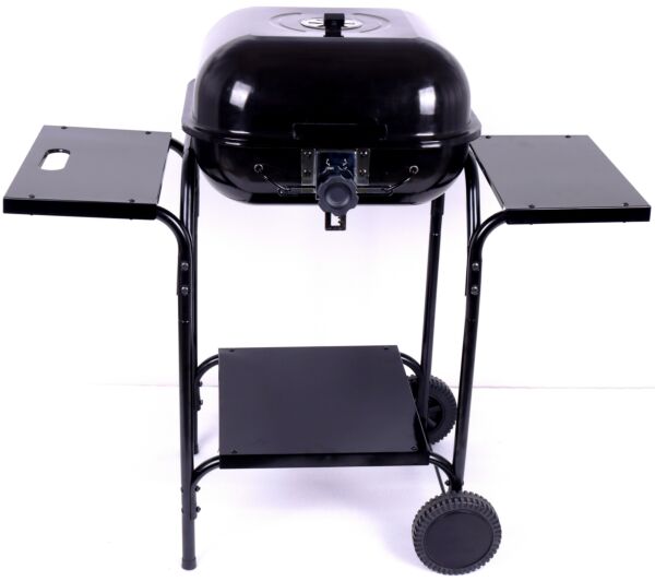 شواية فحم لوجينا مع طاولة وعجلات   اسود