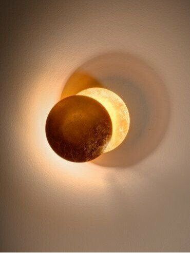 إضاءة جدارية سن رايز برونز