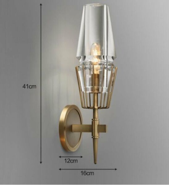 إضاءة جدارية مفردة شايلوت
