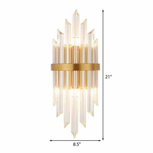 اضاءة جدارية فينيل - ذهبي