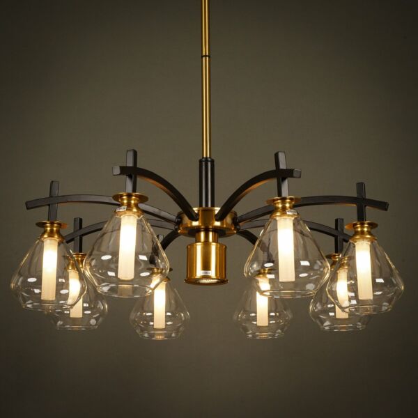 إنارة معلقة سيشا - ذهبي واسود