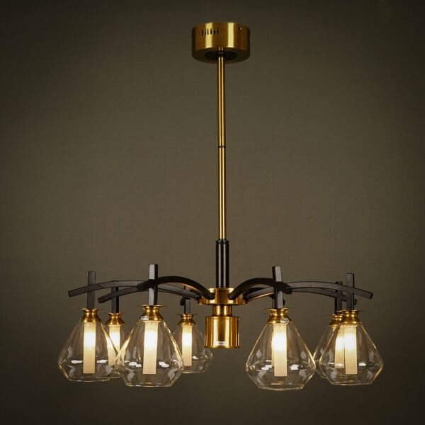 إنارة معلقة سيشا - ذهبي واسود