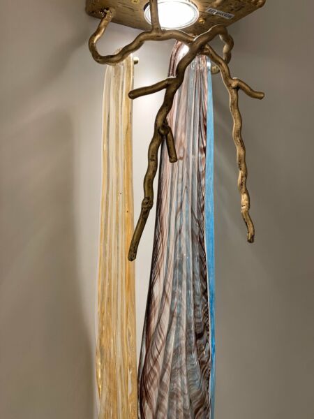 إضاءة جدارية بوهيمي - ذهبي