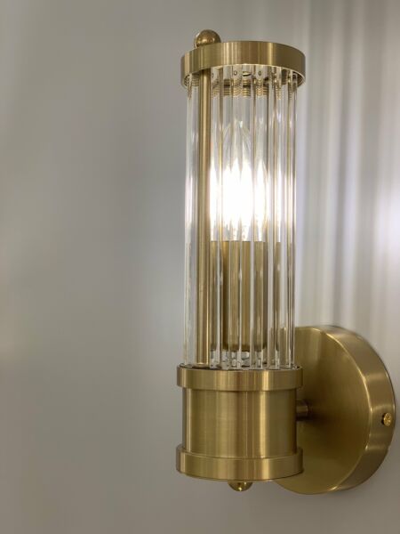 إضاءة جدارية جولد جلاس - ذهبي