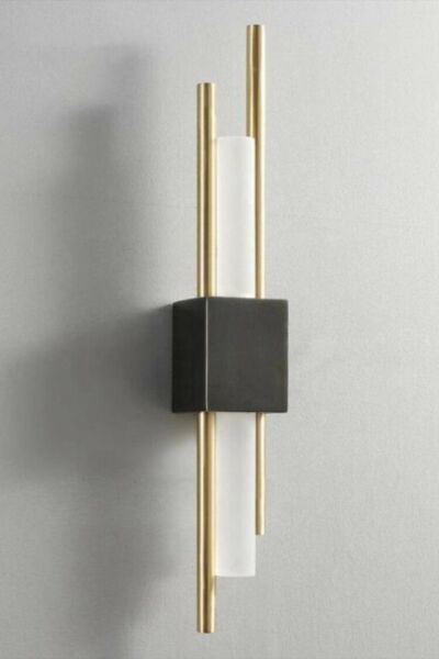 إضاءة جدارية بلاك ايفا - ذهبي واسود
