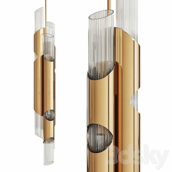 إضاءة جدارية باليساندري لايت مزدوج - ذهبي