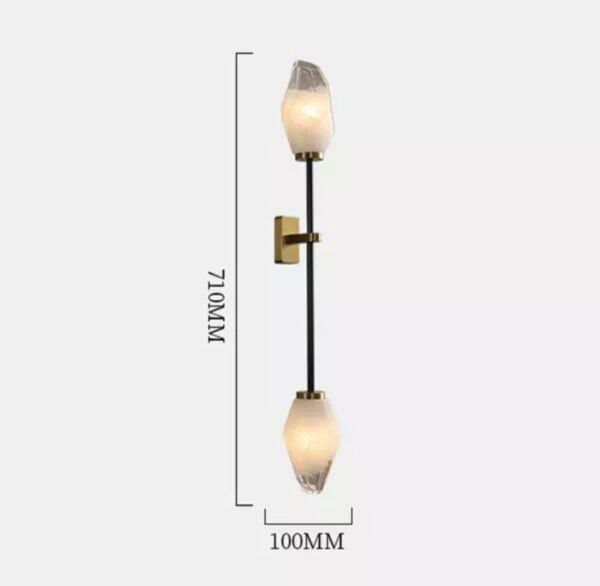 إضاءة جدارية رايشيل - اسود