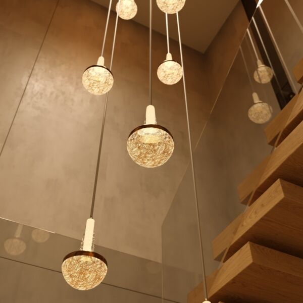 اضائة معلقة مودرن كريستال