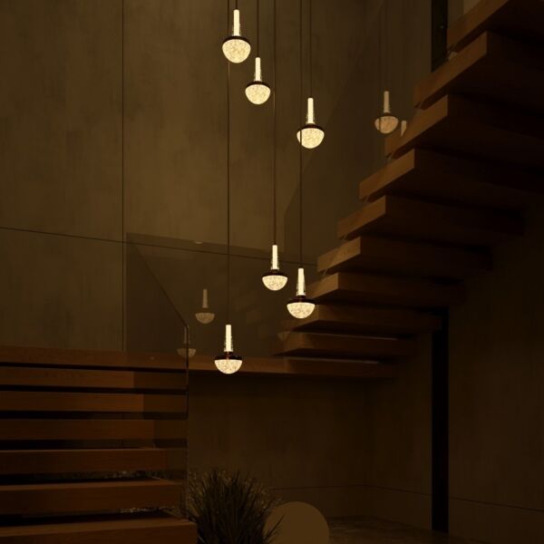 اضائة معلقة مودرن كريستال