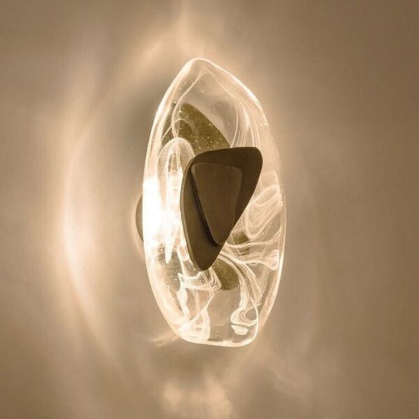 اضاءة جدارية ويفي جلاس ذهبي