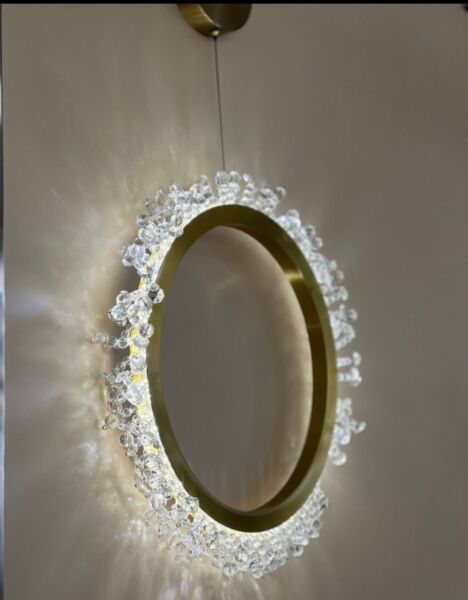 اضاءة جدارية كريستال رينغ