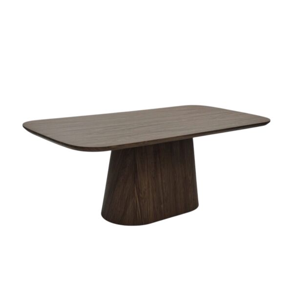 طاولة طعام اراس ل 8 اشخاص - بني