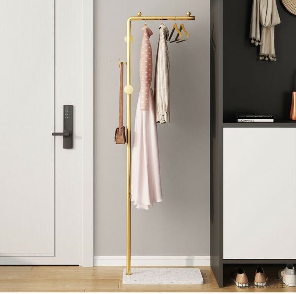 علاقة ملابس رخام سيمبل - ذهبي