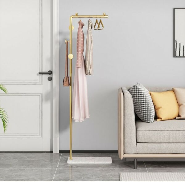 علاقة ملابس رخام سيمبل - ذهبي