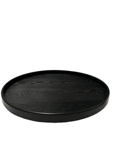 صينية تقديم من الخشب - أسود