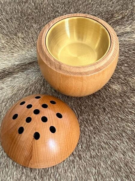 مبخرة لارونا بيضاوية - بني خشبي