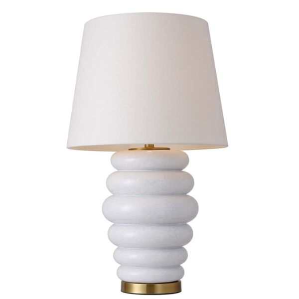 ابجورة طاولة بونيتال - رمادي وذهبي