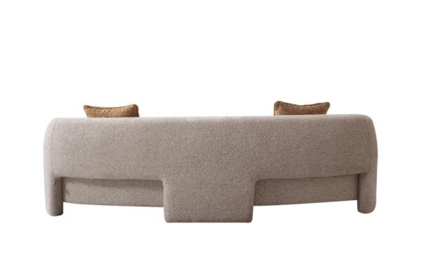 كنبة ثلاثية كوزي - رمادي فاتح