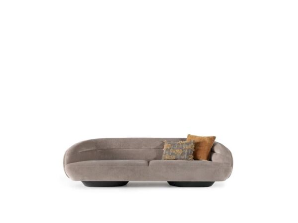 كنبة ثلاثية مون - رمادي