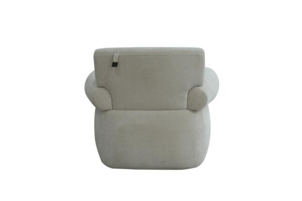 كرسي مفرد باش - رمادي