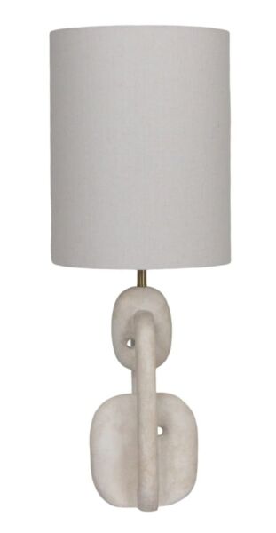 ابجورة طاولة سلسلة - ابيض