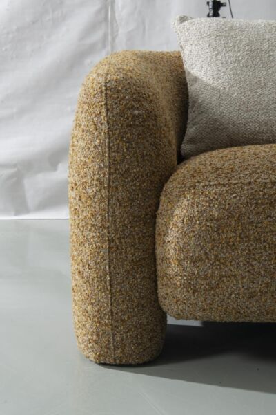 كرسي مفرد كوزي - بني