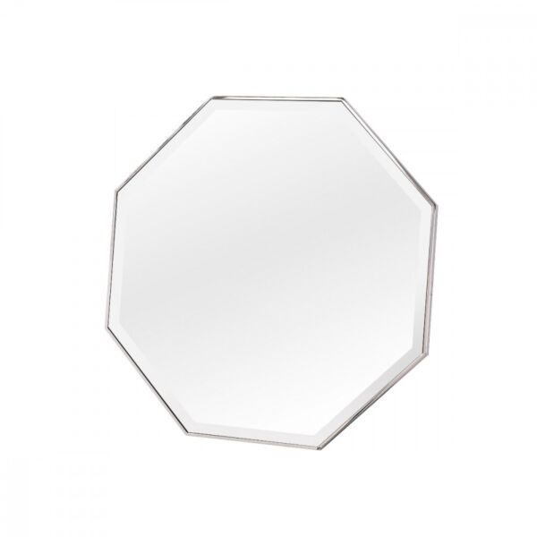 مرآة حائط أوكتاجون ثمانية - فضي