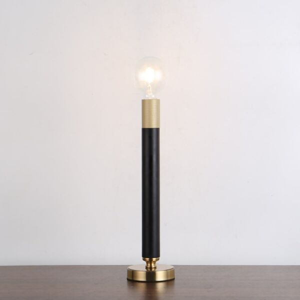 ابجورة طاولة لونج ليد - اسود وذهبي