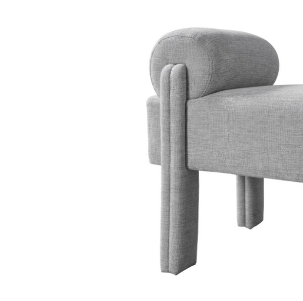 مقعد بنش إيلا - رمادي فاتح