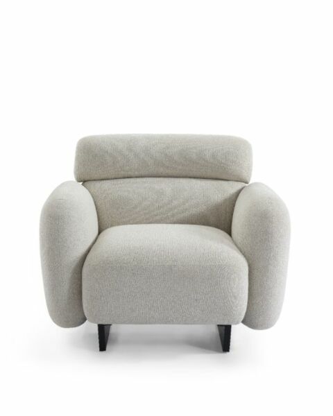 كنبة مفرد اليكسا - رمادي