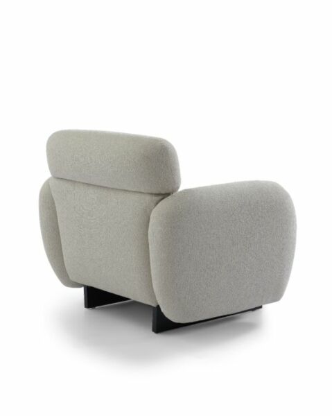 كنبة مفرد اليكسا - رمادي