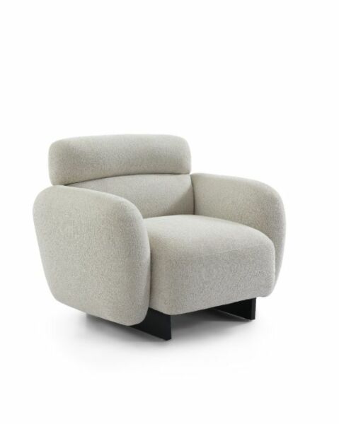 كنبة مفرد اليكسا - رمادي