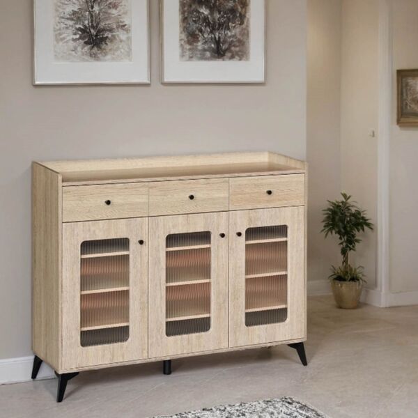 خزانة جانبية 3 باب 120سم اوبرا - خشبي