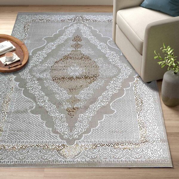 سجاد سوليد - بني وكريمي وذهبي