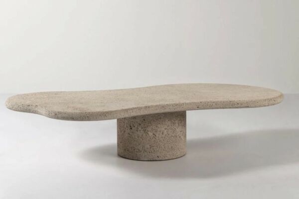 طاولة قهوة رخام الترافنتينو - ماربل