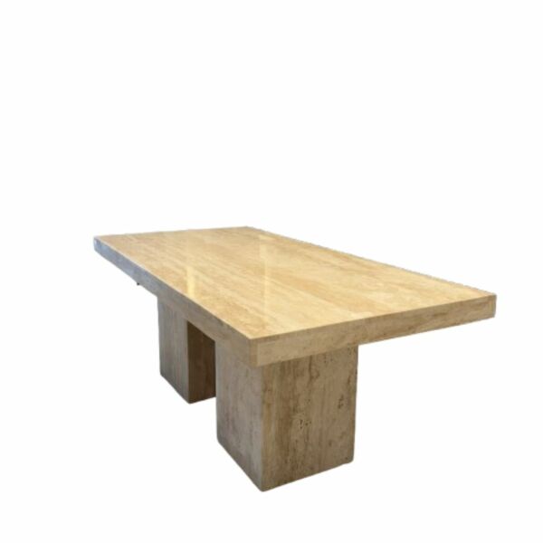 طاولة طعام 6 أشخاص ايرينا رخام ترافنتينو