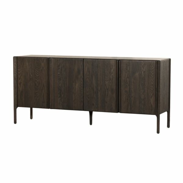 طاولة بوفيه كامبريدج - بني غامق