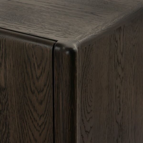 طاولة بوفيه كامبريدج - بني غامق