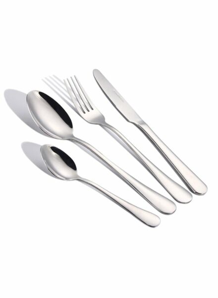طقم أدوات مائدة ايلين - 16 - قطعة - فضي