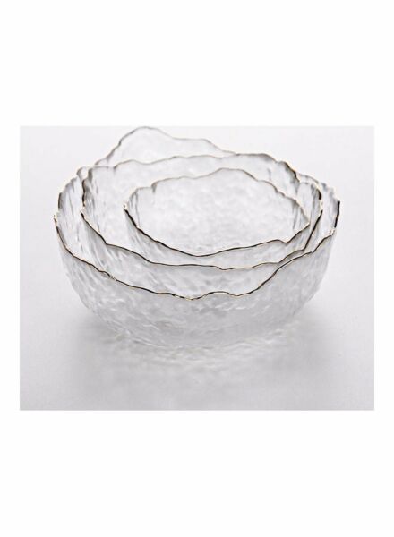 طقم أوعية تقديم ايزابيل 3 قطع - شفاف