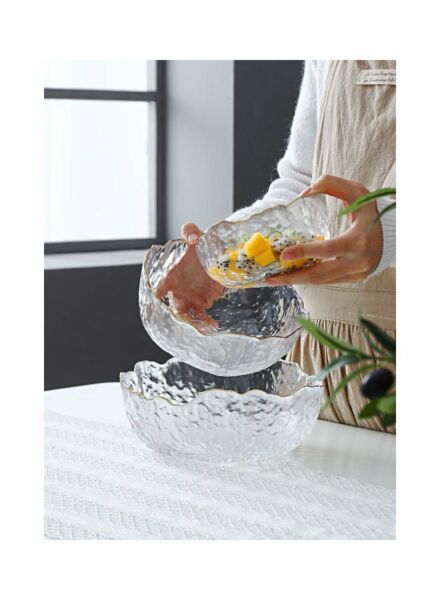 طقم أوعية تقديم ايزابيل 3 قطع - شفاف