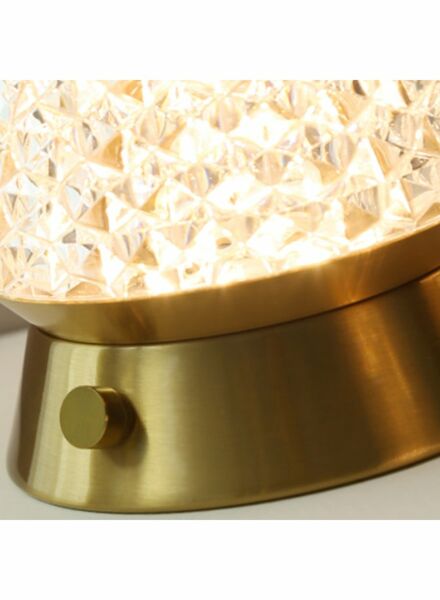 مصباح طاولة ديسكا - ذهبي