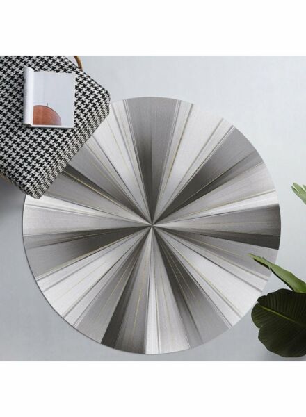 سجاد مستدير مضاد للانزلاق متعدد الألوان 120سم