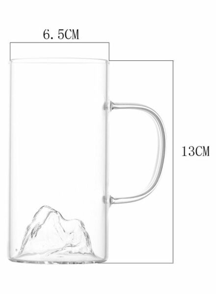 كوب زجاجي آيسبيرج 300 مل - شفاف