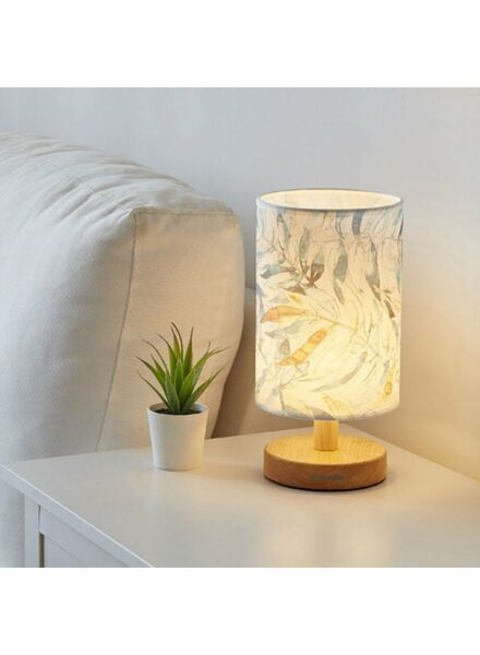 أبجورة طاولة ليد من شاربدو مزين بأوراق القيقب