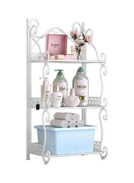 رفوف تنظيم شاربدو حديد 3 طبقات - أبيض